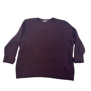 Gap Extra Large Sweater Knit Top Crewneck Pullover Plum Purple Womens‎